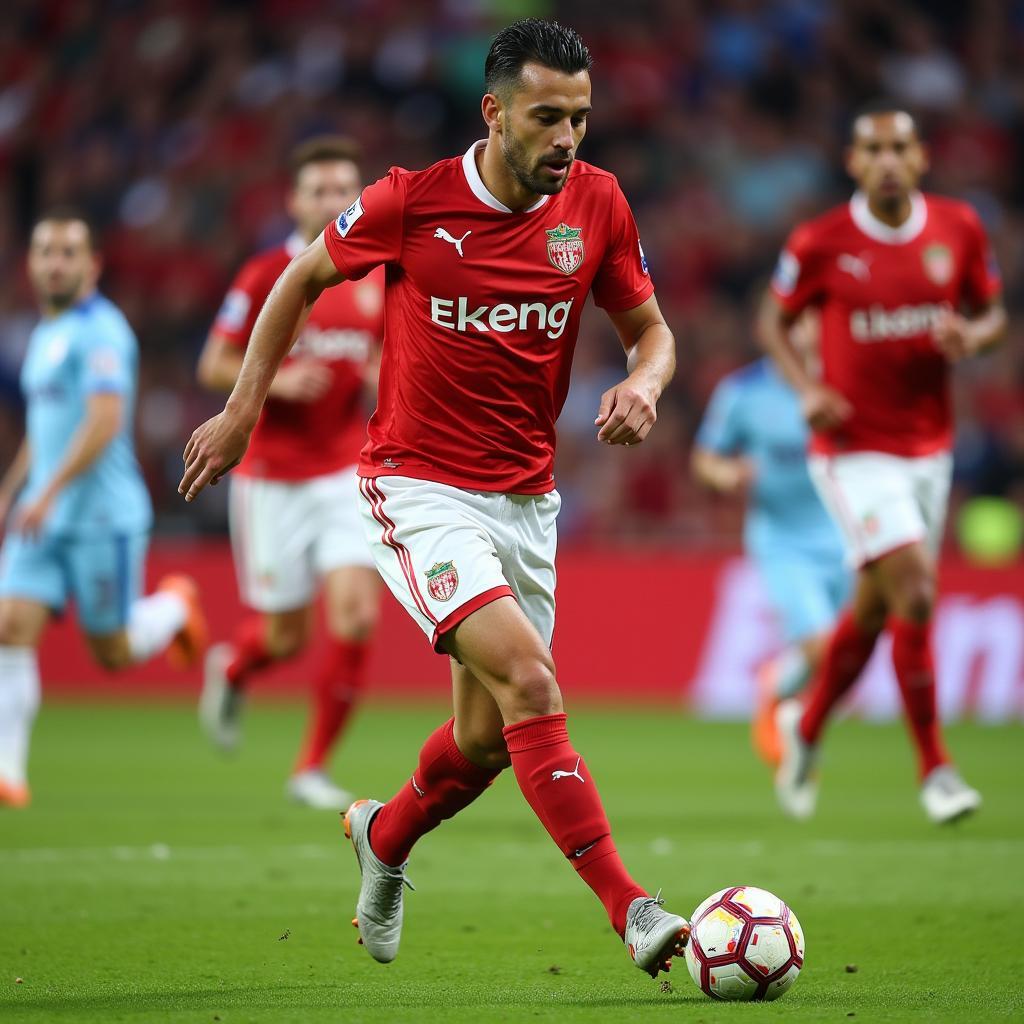 Ruben Ramos playing a match for Benfica