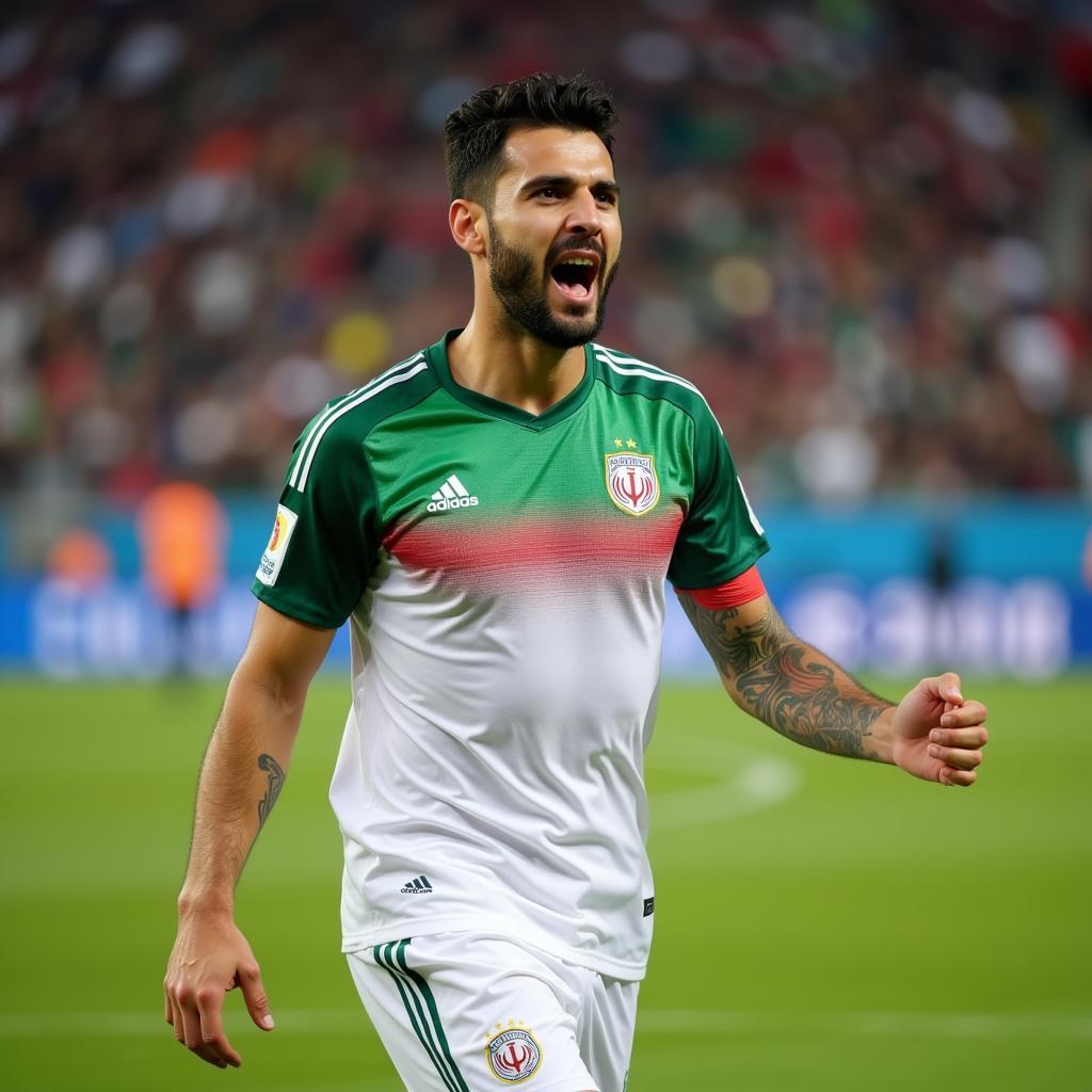 Saeid Ezatolahi thi đấu cho đội tuyển Iran