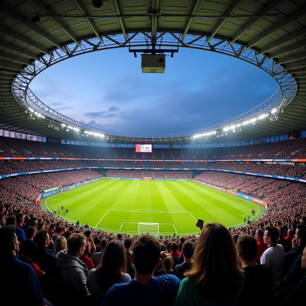 Hình ảnh sân vận động da stadium hiện đại