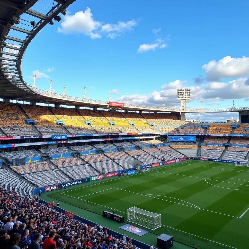 Sân vận động Estadio Mario Kempes tại Argentina, nơi diễn ra nhiều trận đấu quan trọng.