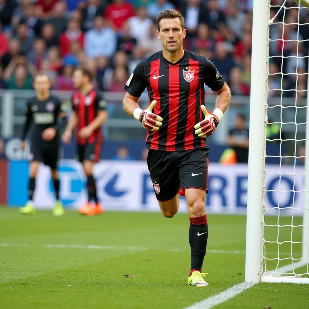 Scott Van Der Sluis trên sân cỏ