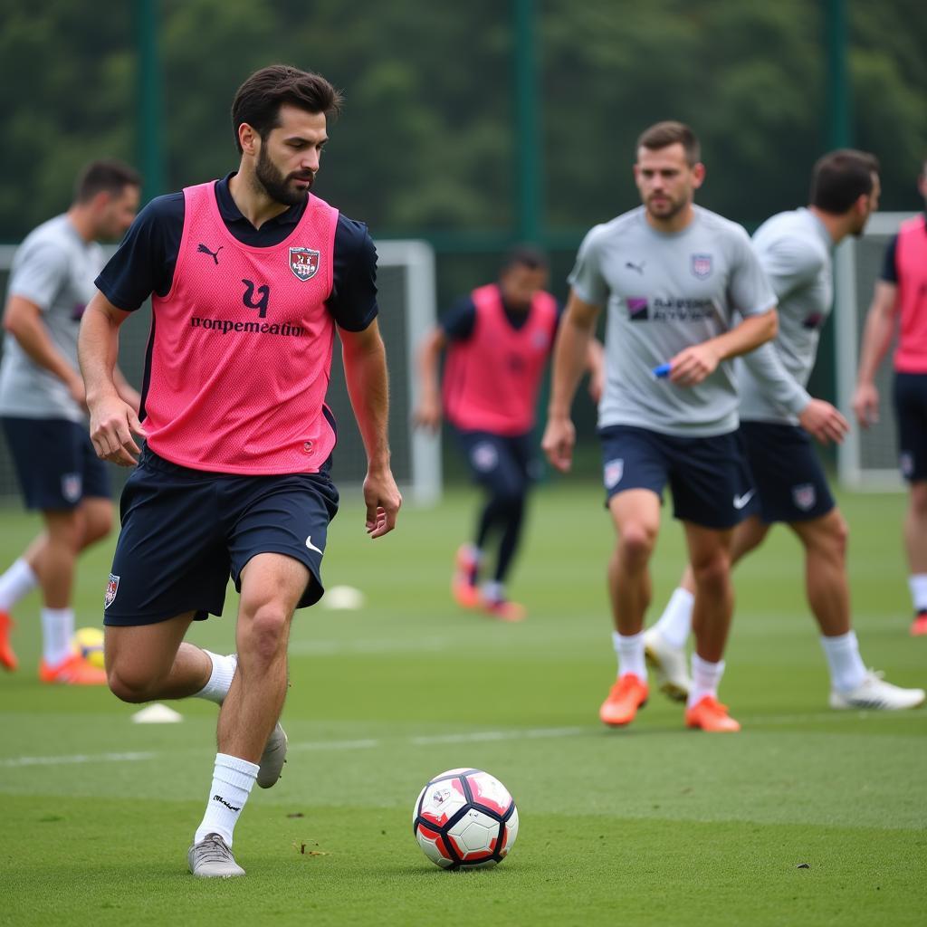 Semih Kilicsoy Luyện Tập Cùng Đồng Đội
