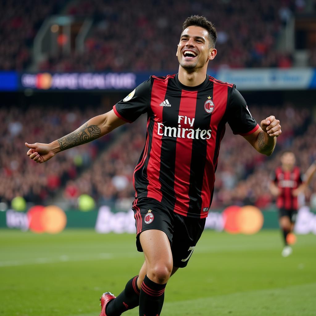 Theo Hernandez tỏa sáng trong màu áo AC Milan