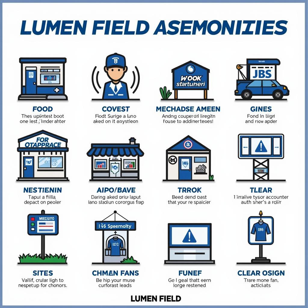 Tiện ích tại Lumen Field