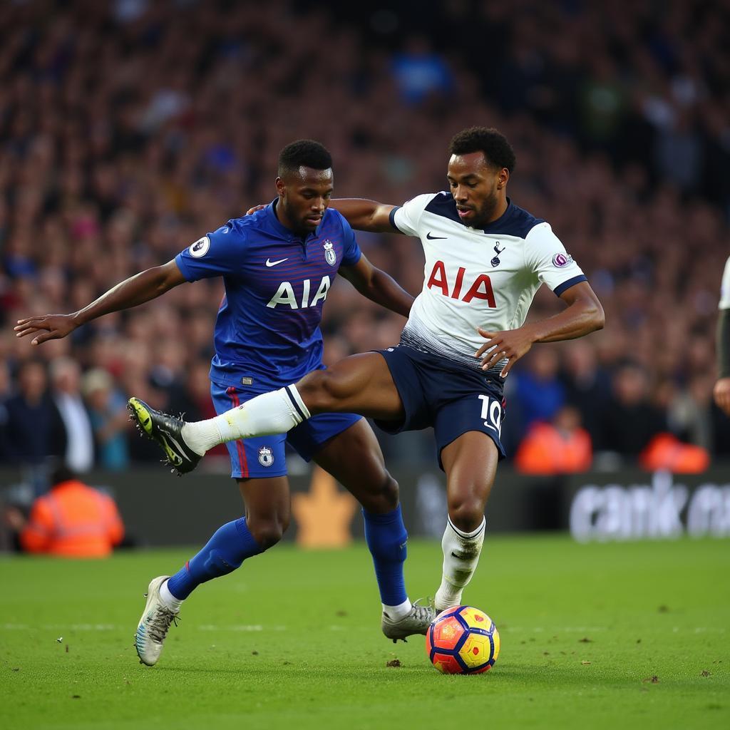 Tyrese Hall thi đấu chuyên nghiệp cho Tottenham