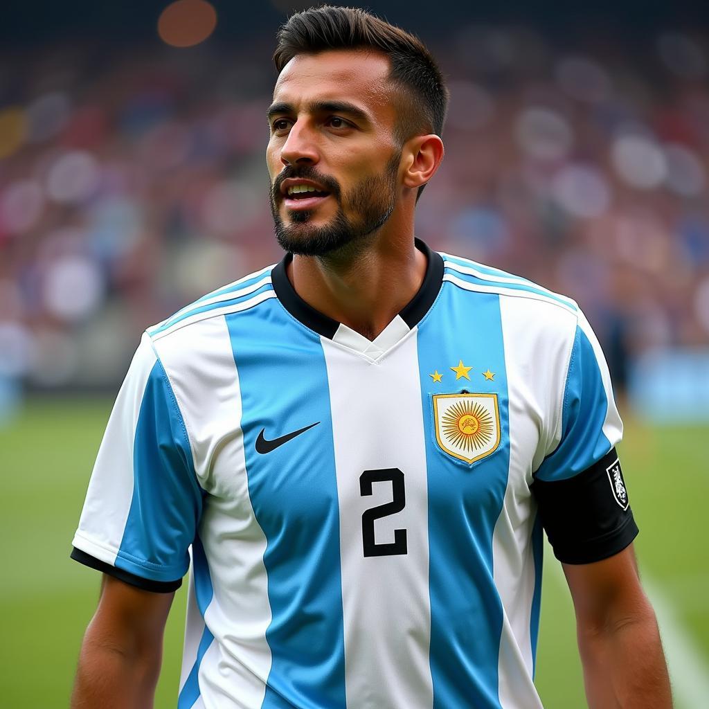 Ustari trong màu áo đội tuyển quốc gia Argentina
