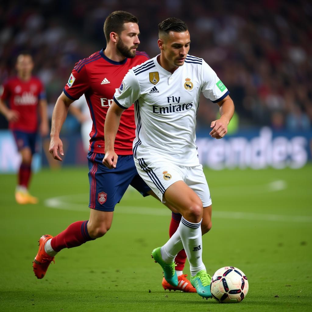 Victor Chust trong màu áo Real Madrid
