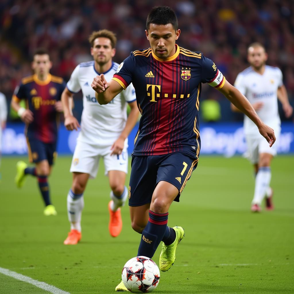 Victor Guzman chuyền bóng chính xác