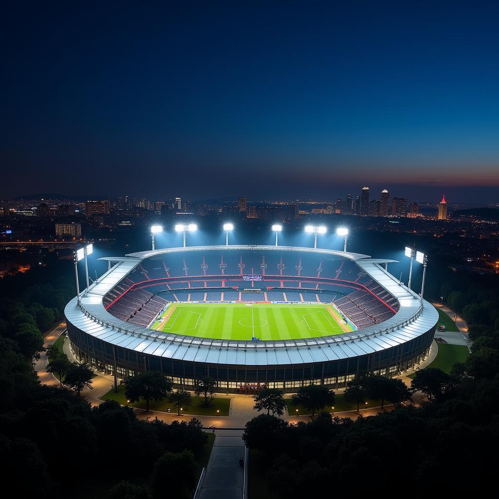 Abel Stadium lung linh về đêm