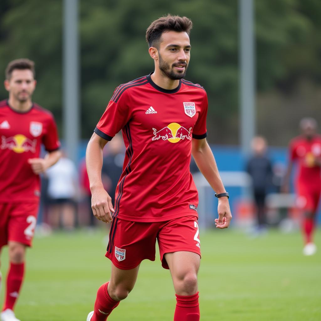 Adam Najem khởi đầu sự nghiệp tại học viện Red Bulls