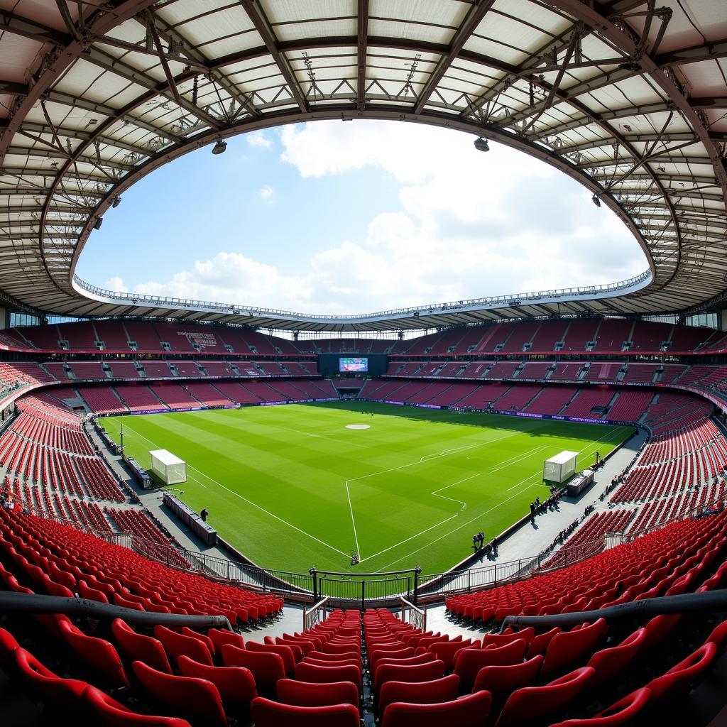 Air Albania Stadium in Tirana, Albania
