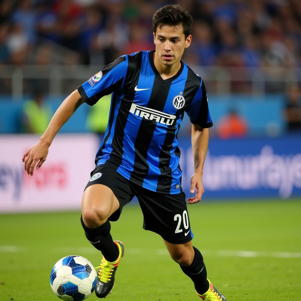 Alberto Grassi trong màu áo Atalanta