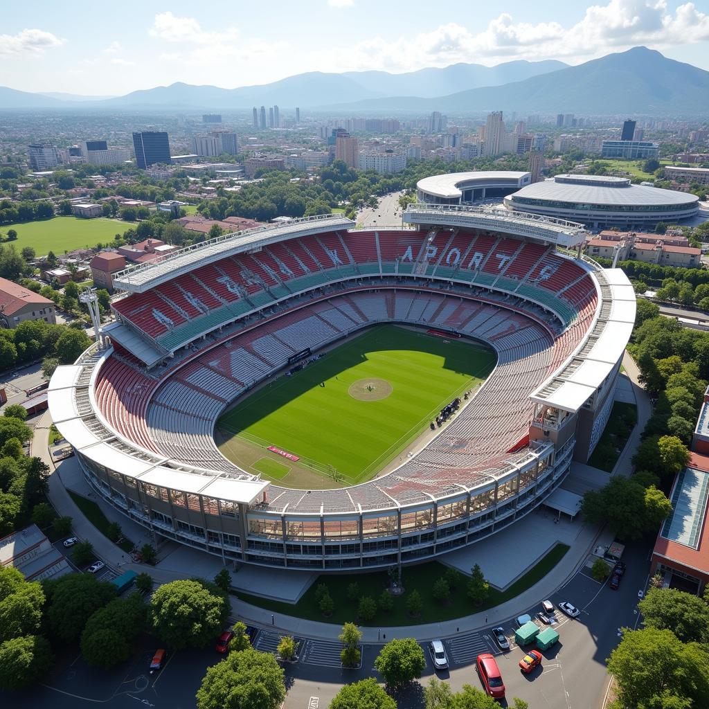 Kiến trúc độc đáo của Arechi Stadium - hình ảnh toàn cảnh sân vận động, nổi bật thiết kế và các khu vực chức năng