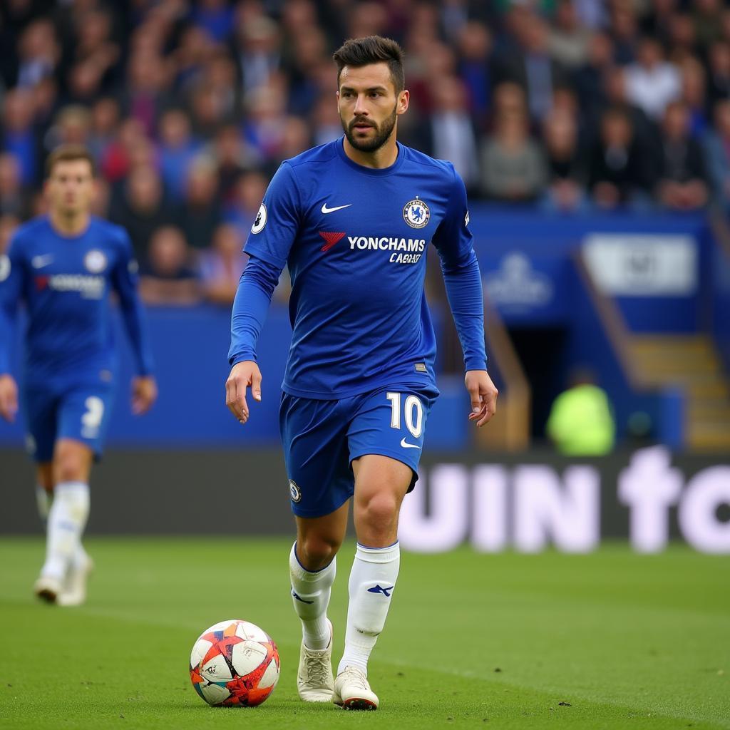 C Casadei trong màu áo Chelsea