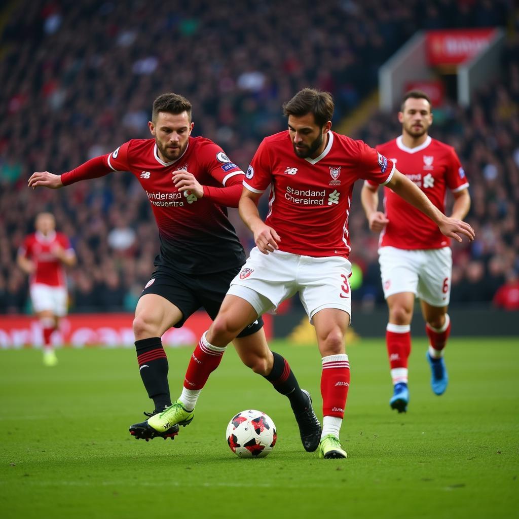 Các câu lạc bộ bóng đá xứ Wales tranh tài tại The Welsh League.