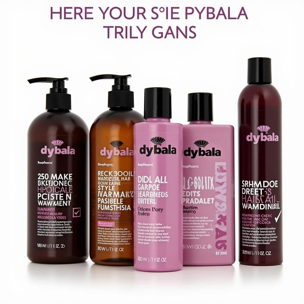 Các sản phẩm chăm sóc tóc phù hợp cho kiểu tóc Dybala hair.