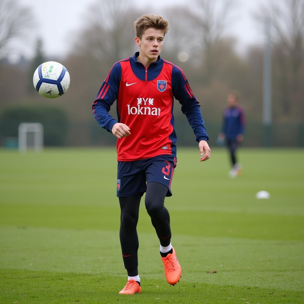Dael Fry trong màu áo học viện Middlesbrough