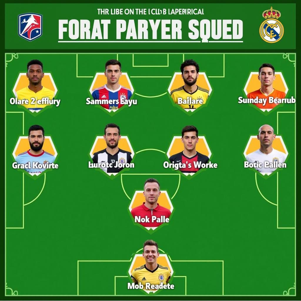 Đội hình mạnh mẽ của Club America Squad với các ngôi sao hàng đầu