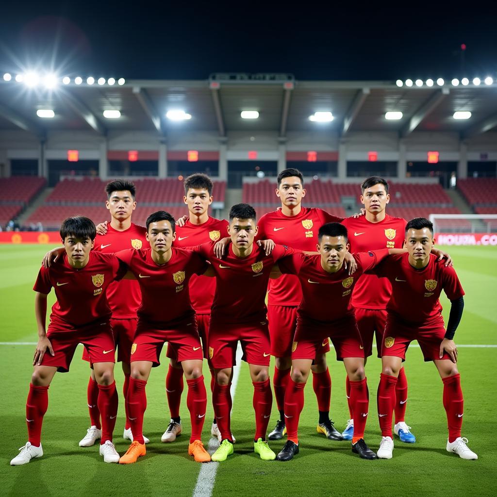 Đội hình Qingdao Hainiu ra sân