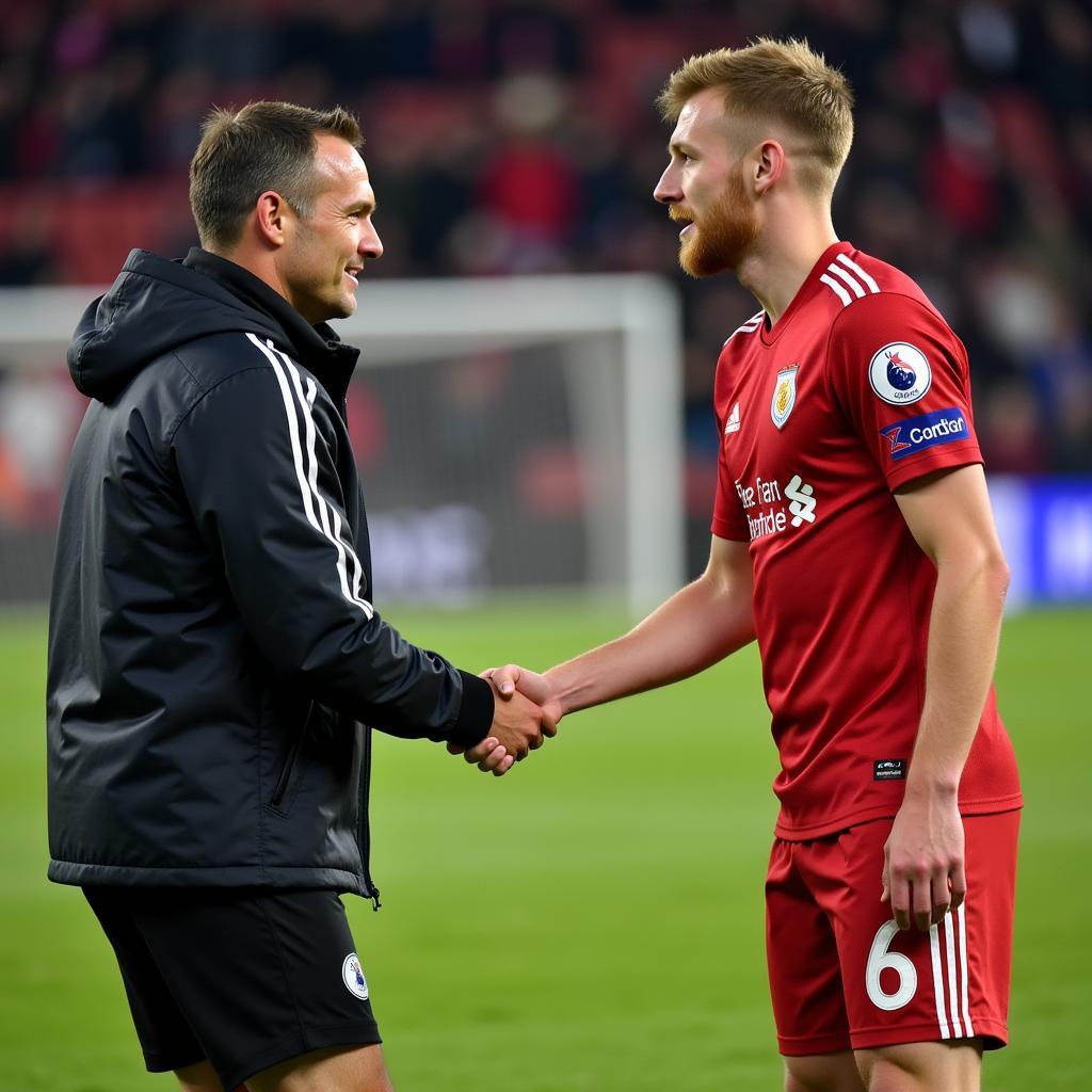 Duncan Watmore thể hiện tinh thần thể thao