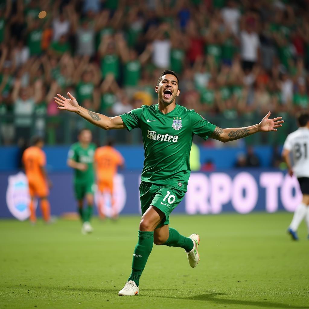 Harold Preciado ghi bàn thắng đẹp cho Santos Laguna