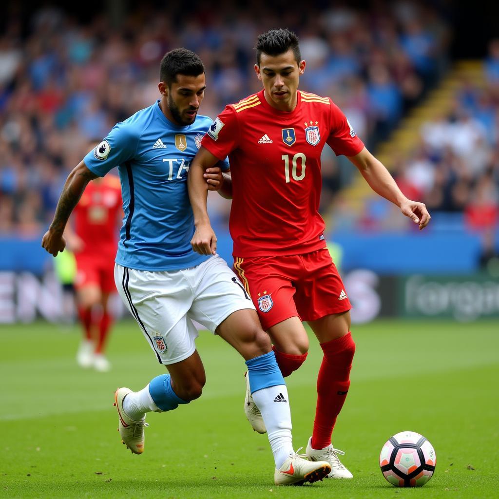 Héctor Moreno thể hiện khả năng phòng ngự xuất sắc