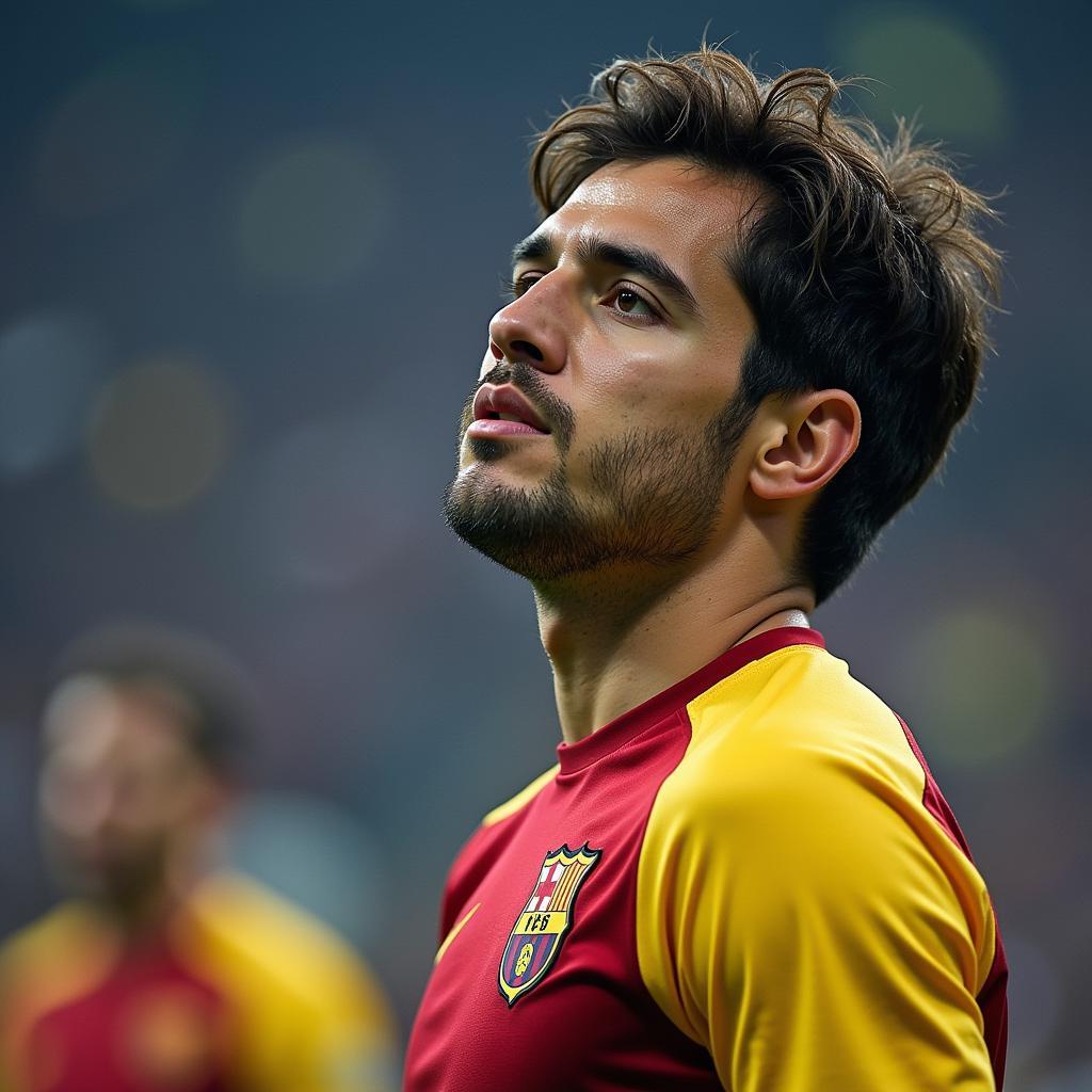 Hình ảnh Iker Bravo hướng về tương lai với sự quyết tâm.