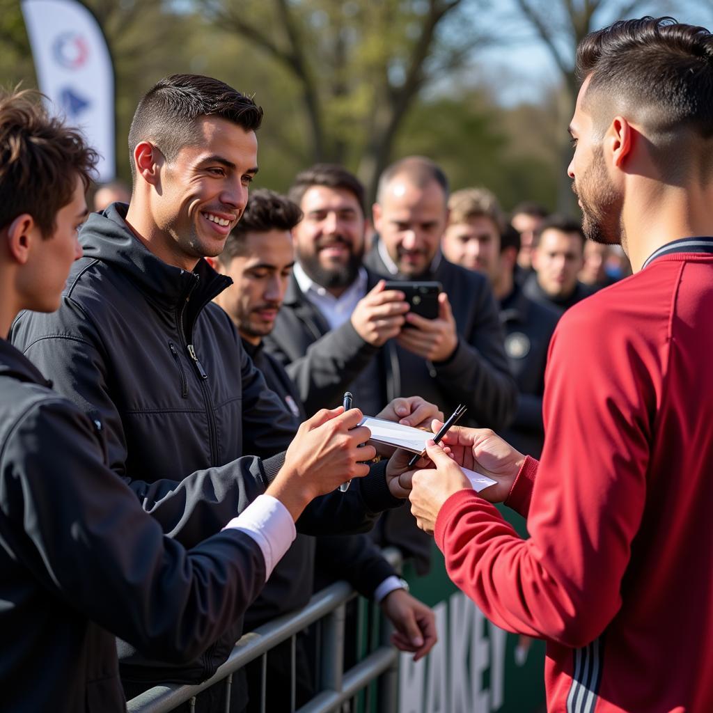 Cristiano Ronaldo truyền cảm hứng cho người hâm mộ