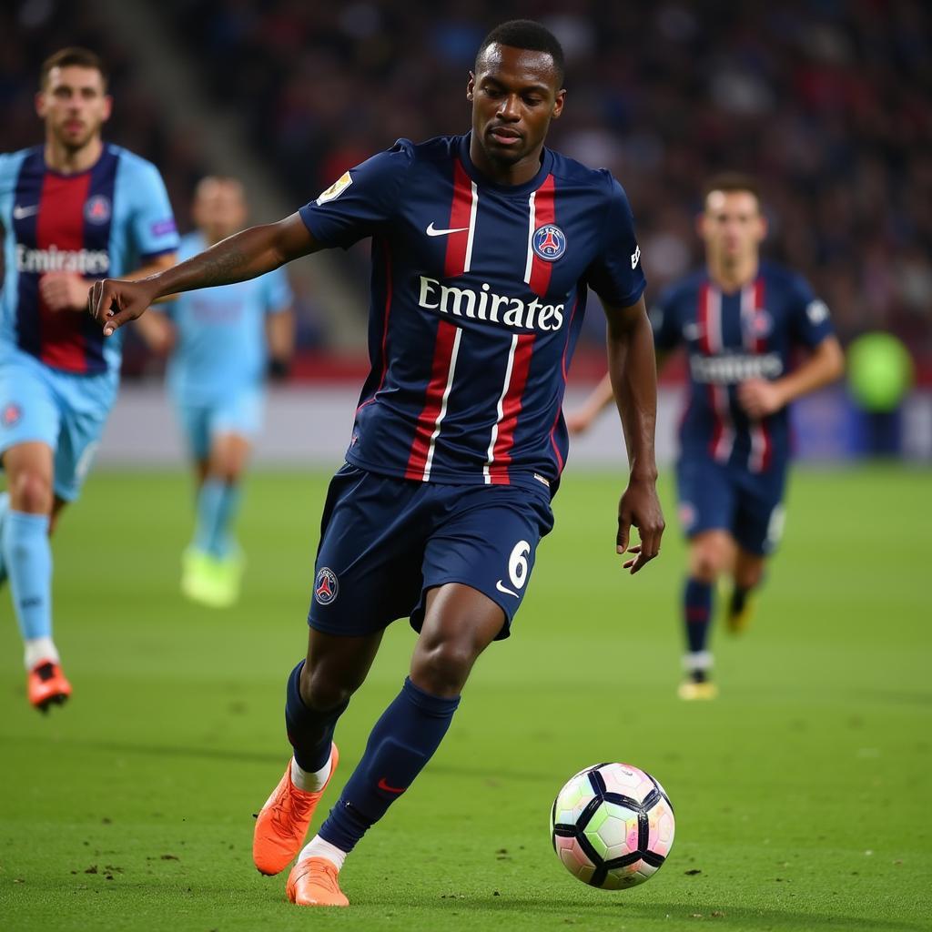 Khadim Kane trong màu áo PSG