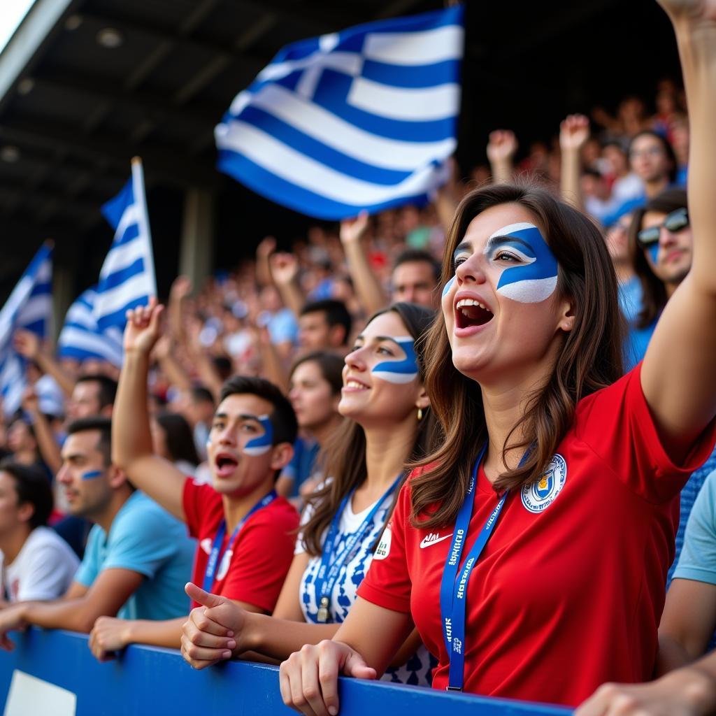 Khán đài sôi động Georgios Karaiskakis