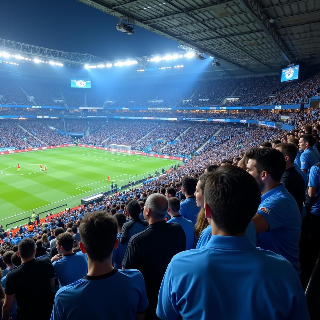 Khán giả tại Etihad Stadium