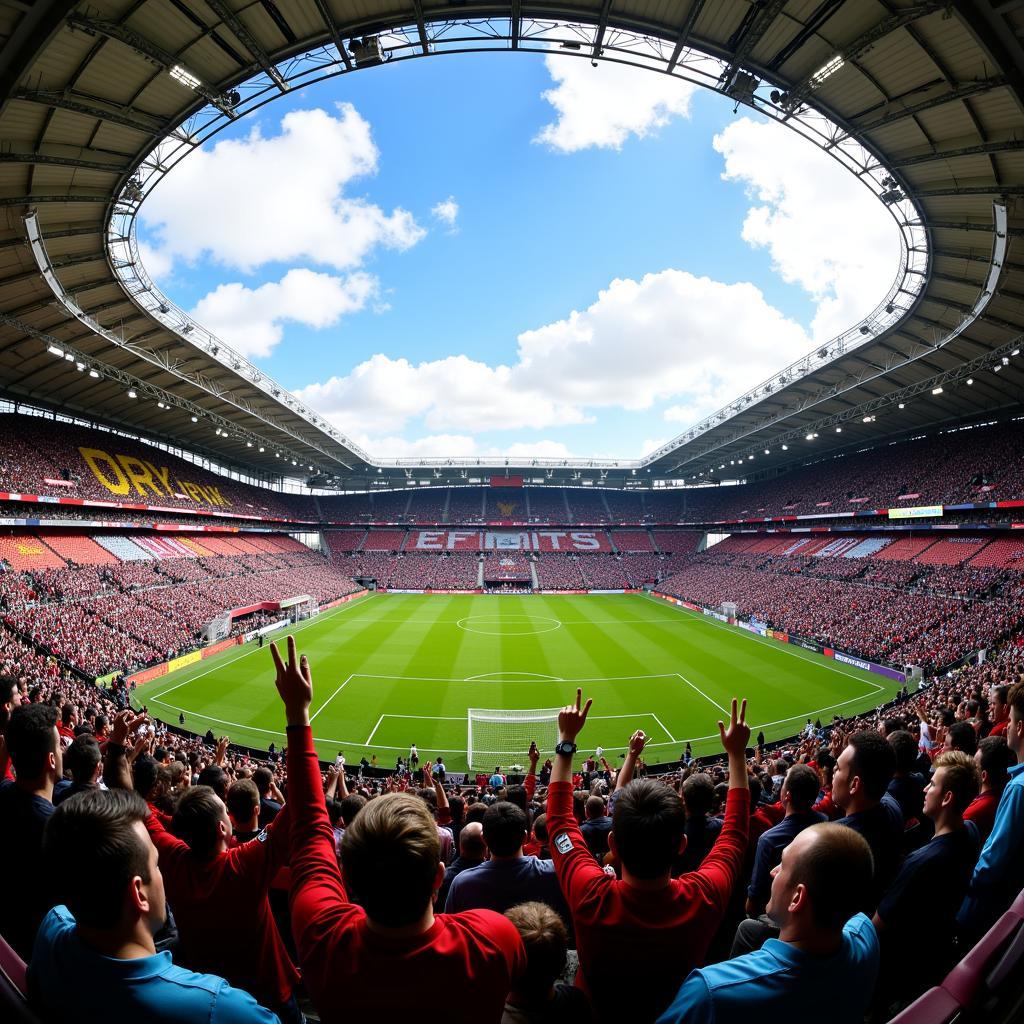 Không khí tại DRV PNK Stadium