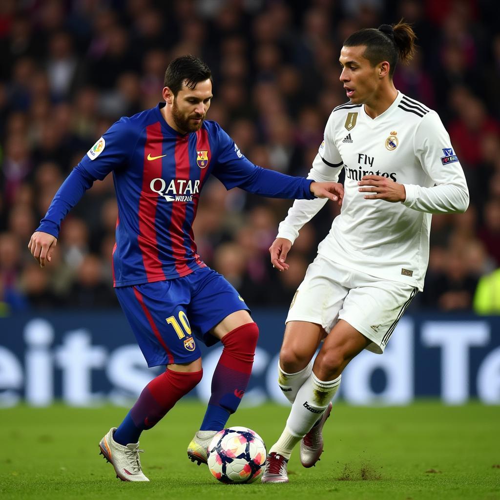 Lebib và Ronaldo đối đầu trên sân cỏ