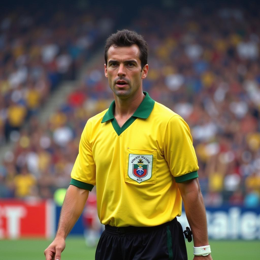 Luis Roldan trong trận chung kết World Cup 1994