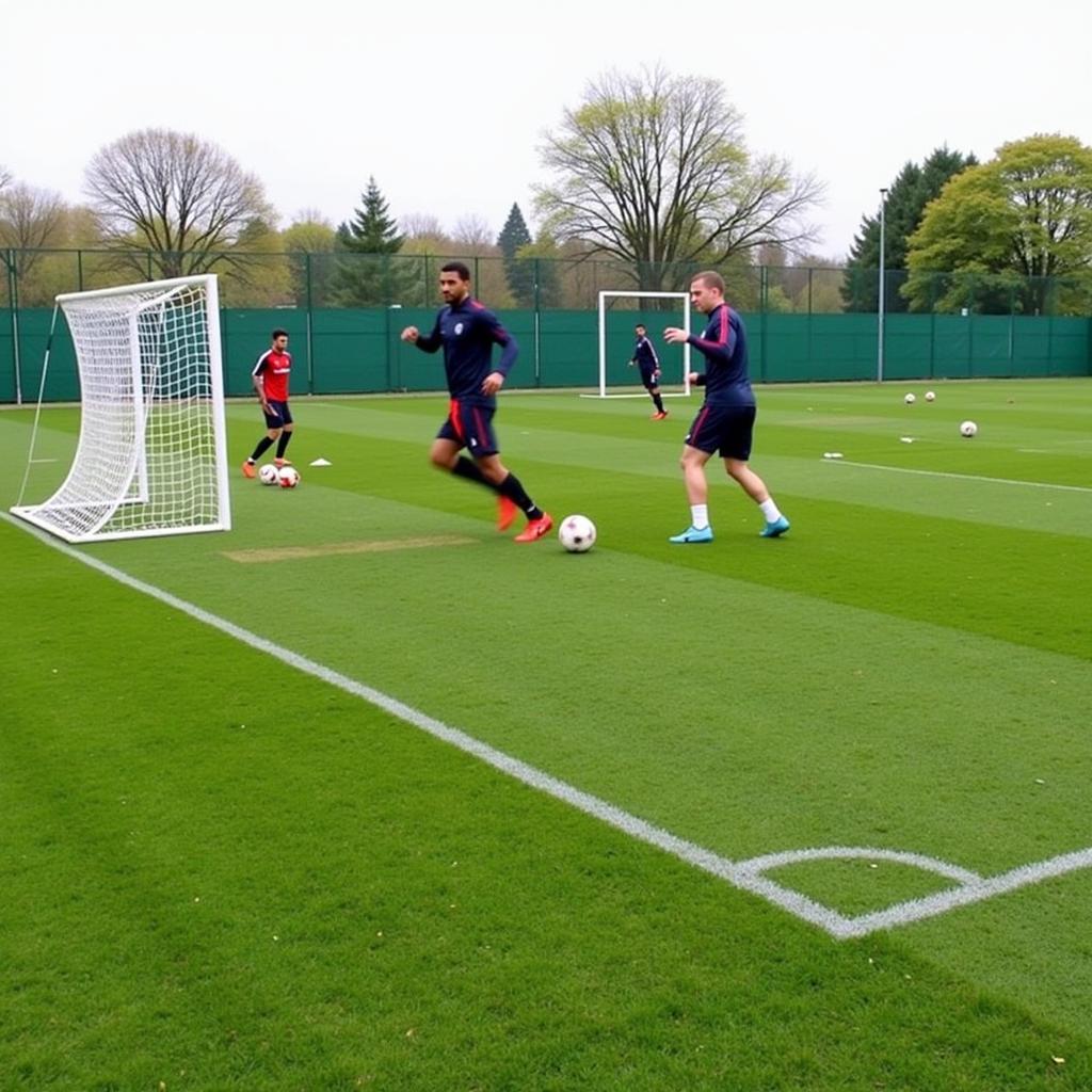 Luyện tập kỹ năng bender soccer