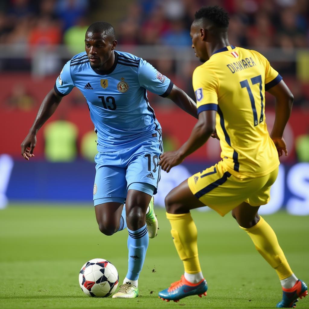 Mamadou Diawara Khởi Phá Hàng Thủ Đối Phương