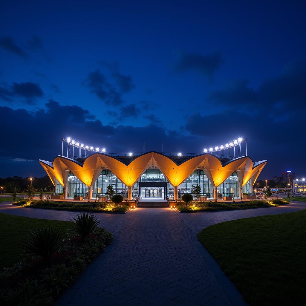 Toàn cảnh MBPJ Stadium lung linh về đêm