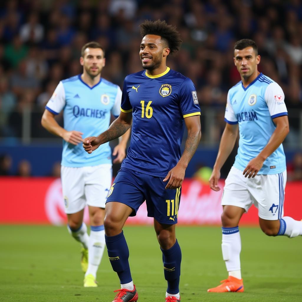 Munas Dabbur trong màu áo Maccabi Tel Aviv
