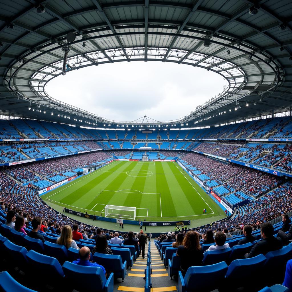 Hình ảnh bên trong sân vận động Napoli