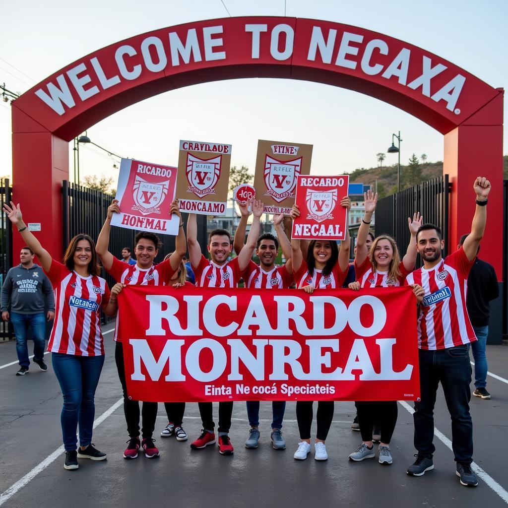 Người Hâm Mộ Necaxa Chào Đón Ricardo Monreal