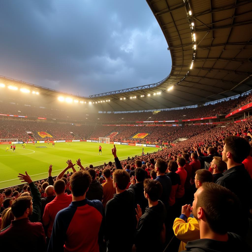 Người hâm mộ tại Belgian Super Cup