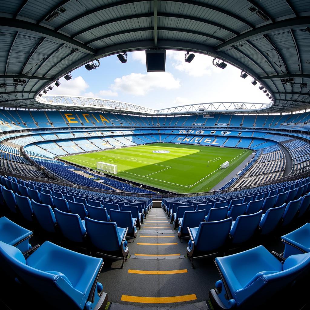 Nội thất sân Etihad