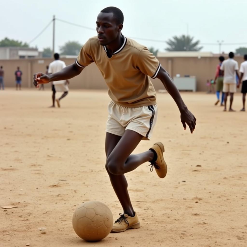 Ousman Touray khởi nghiệp bóng đá