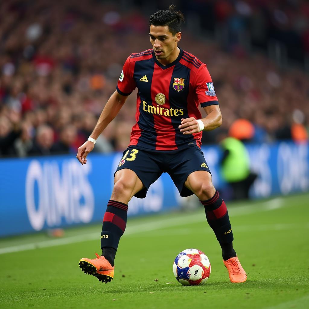 Pepe Sánchez điều khiển bóng với sự tinh tế và khéo léo.