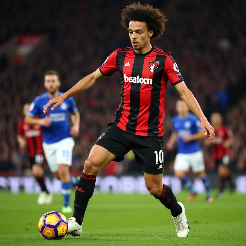 Philip Billing thi đấu cho AFC Bournemouth