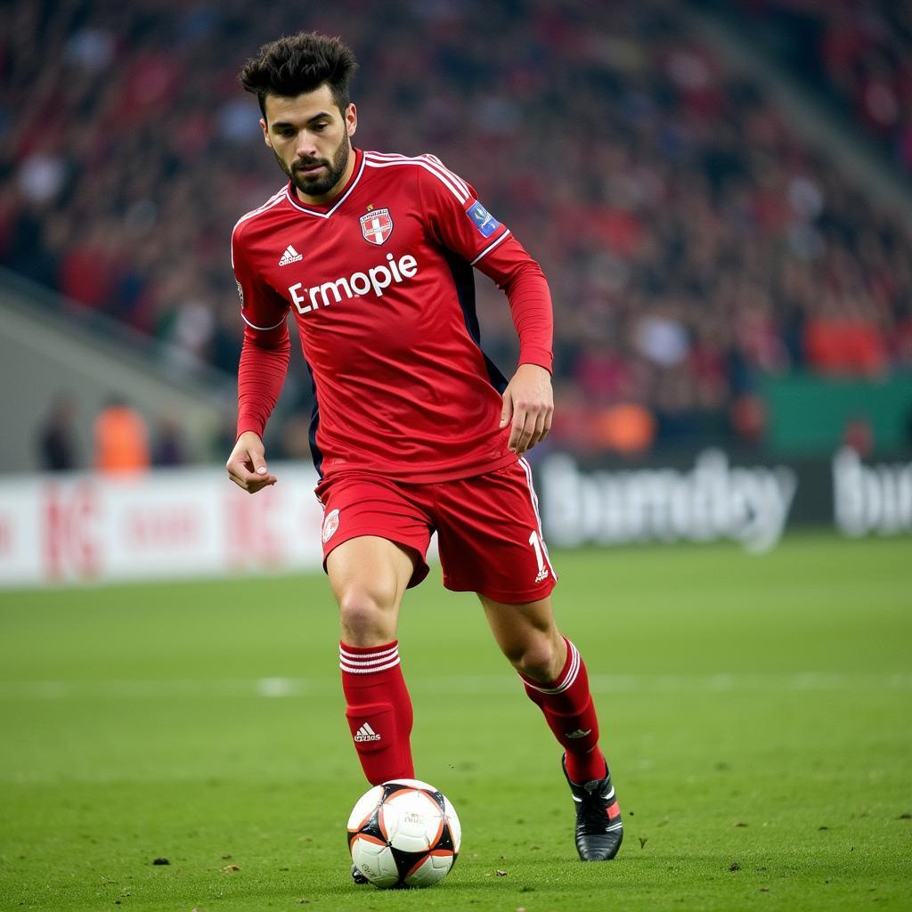 Raducioiu trong màu áo Dinamo Bucharest