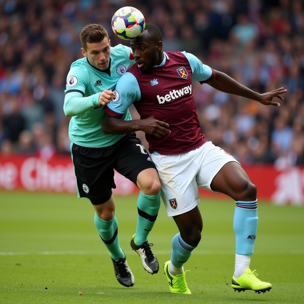Robin Kouyaté trong màu áo West Ham United