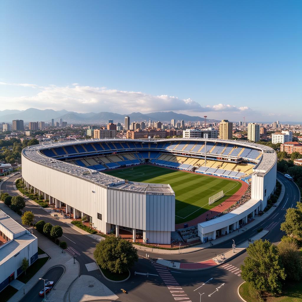 Toàn cảnh sân vận động Corona TSM, Santos Laguna location