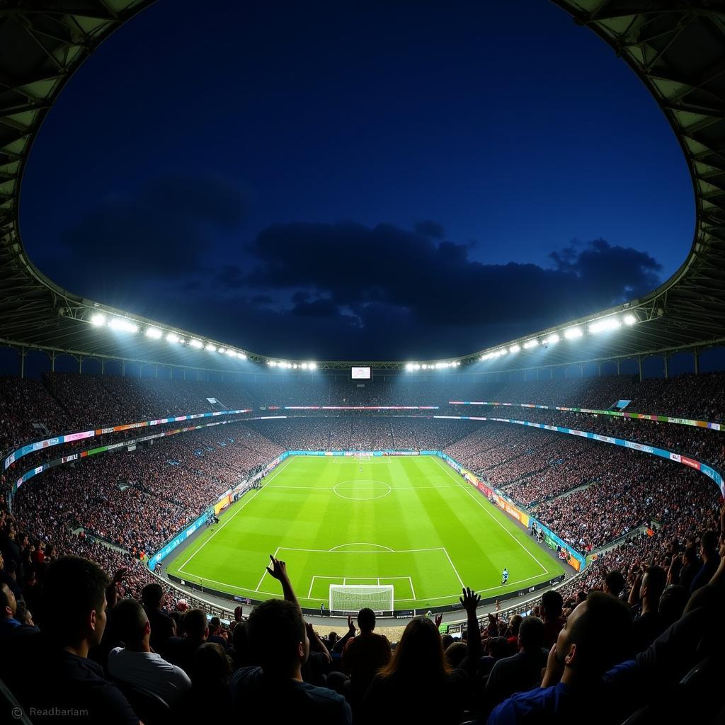 Estadio Argentino at Night