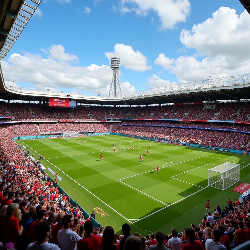 Trận đấu sôi động tại Sân vận động Estádio Municipal General Raulino de Oliveira